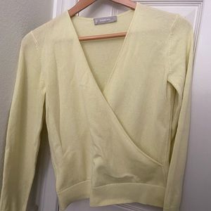 Everlane cashmere wrap sweater